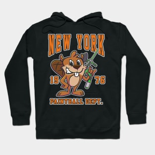 New York Paintball player Department Hoodie